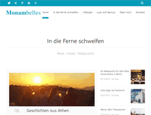 Tablet Screenshot of monambelles.de
